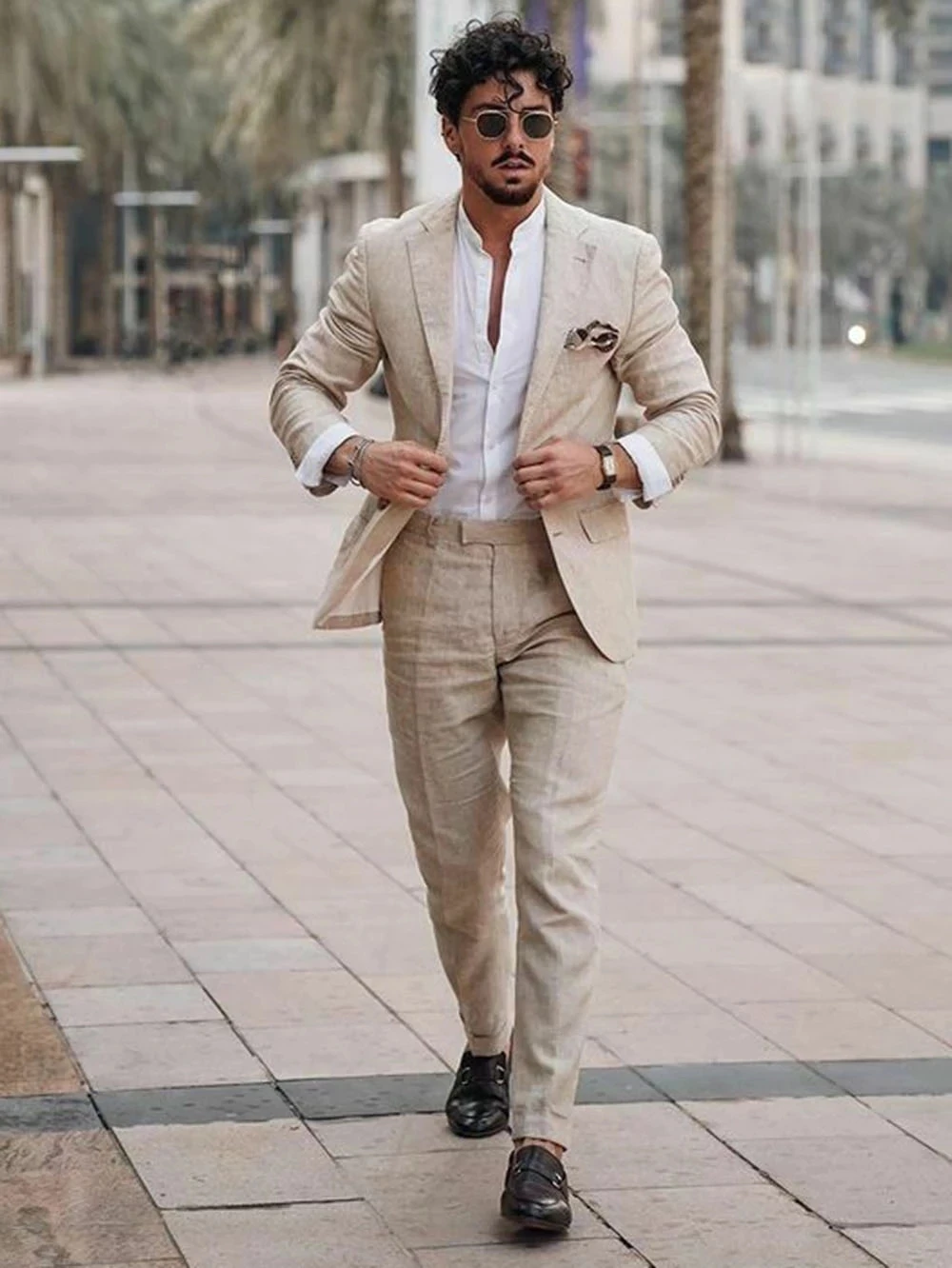 Summer Clothing Men Linen - Completo Estivo da Uomo in Lino