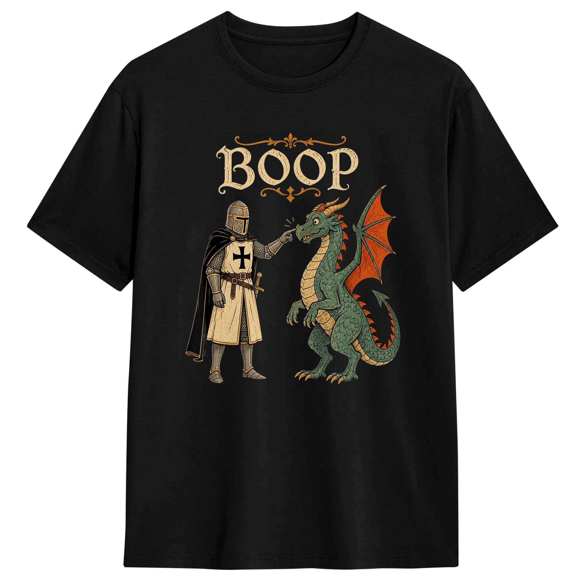 Summer Knights Clothing - T-Shirt Streetwear Estiva con Drago Boop