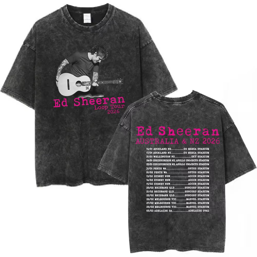 Summer Clothing Australia - T-shirt Vintage Lavata Ed Sheeran Loop
