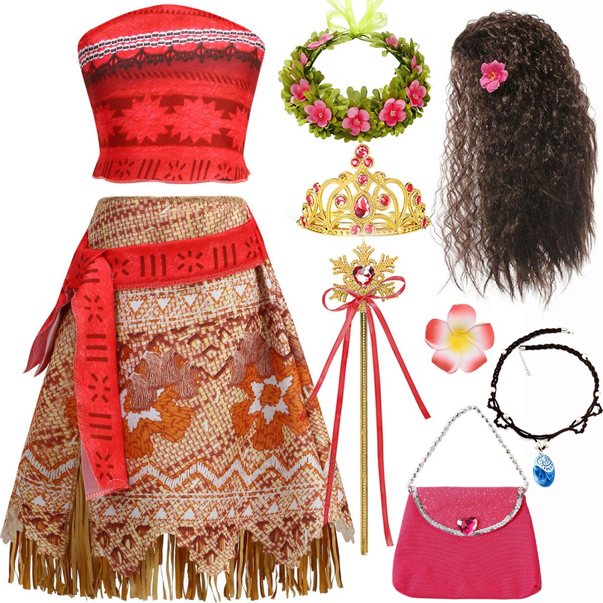 Summer Clothing For Kids Girls - Moana Abiti stile classico per ragazze