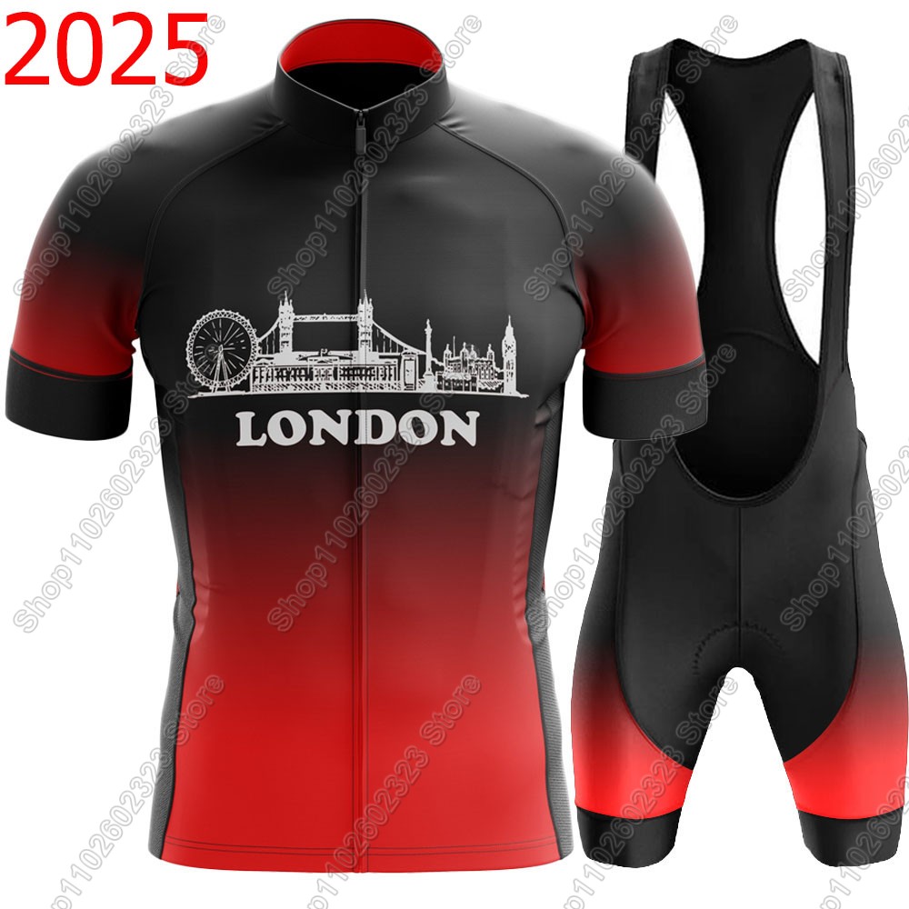Summer Clothing London - Maglia da ciclismo della squadra di