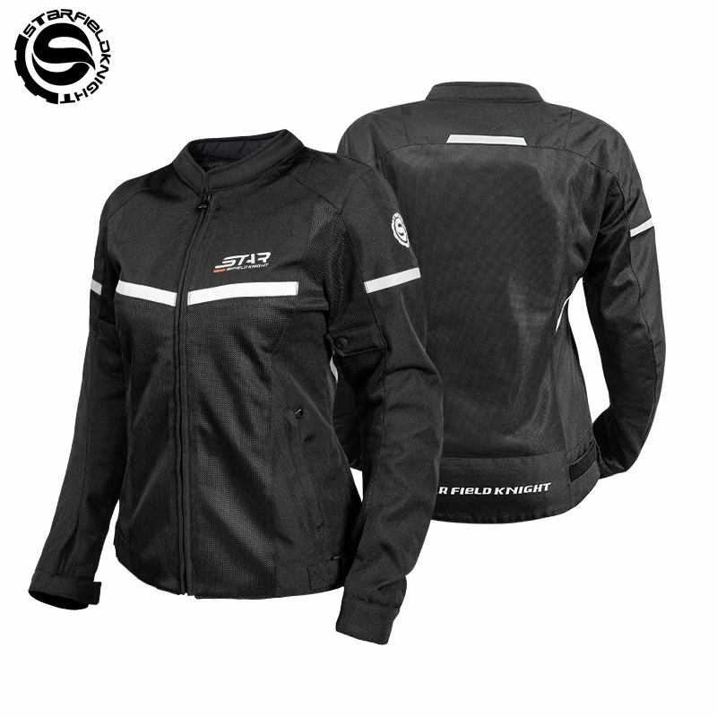 Giacca da Moto SFK Bianca e Ne - Summer Knights Clothing recensione e prezzo