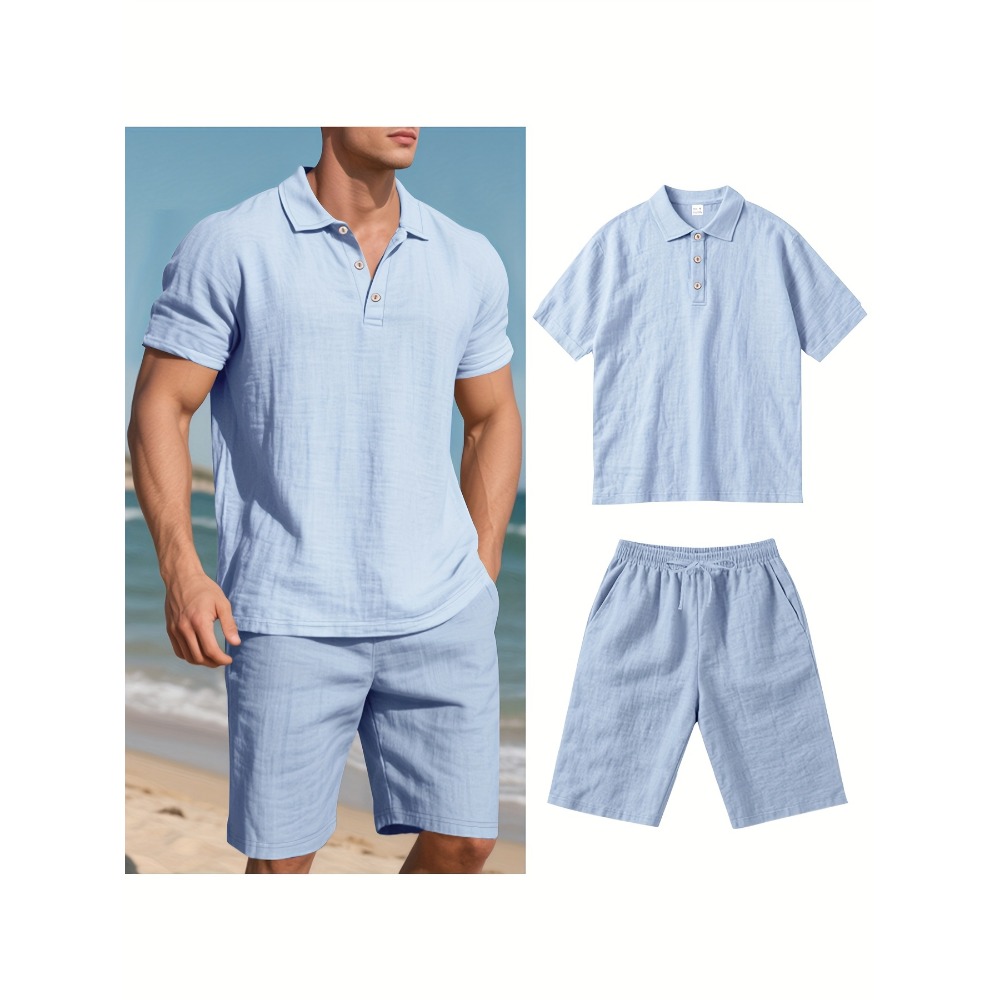 Abito estivo da uomo Moda Lino - Summer Clothing Men Linen recensione e prezzo