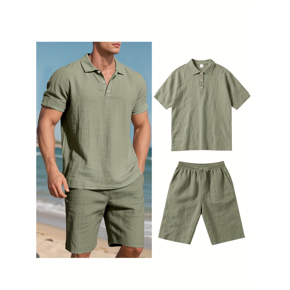 Abito estivo da uomo Moda Lino - Summer Clothing Men Linen recensione e prezzo