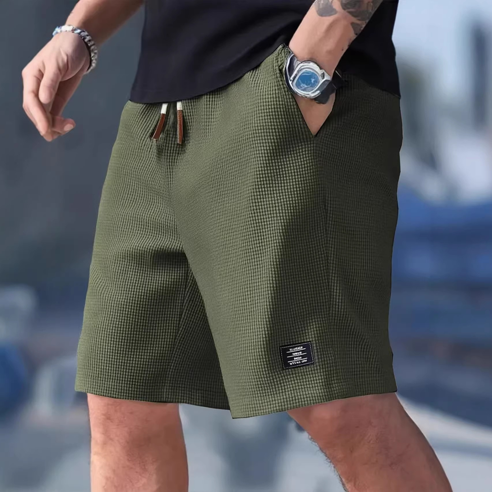 Pantaloncini da Uomo Neri Over - Summer Clothing Deals recensione e prezzo