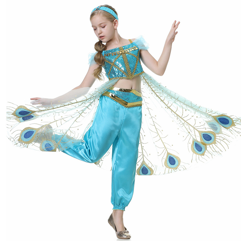 Jasmine Girls Princess Dress L - Summer Clothing For Kids Girls recensione e prezzo