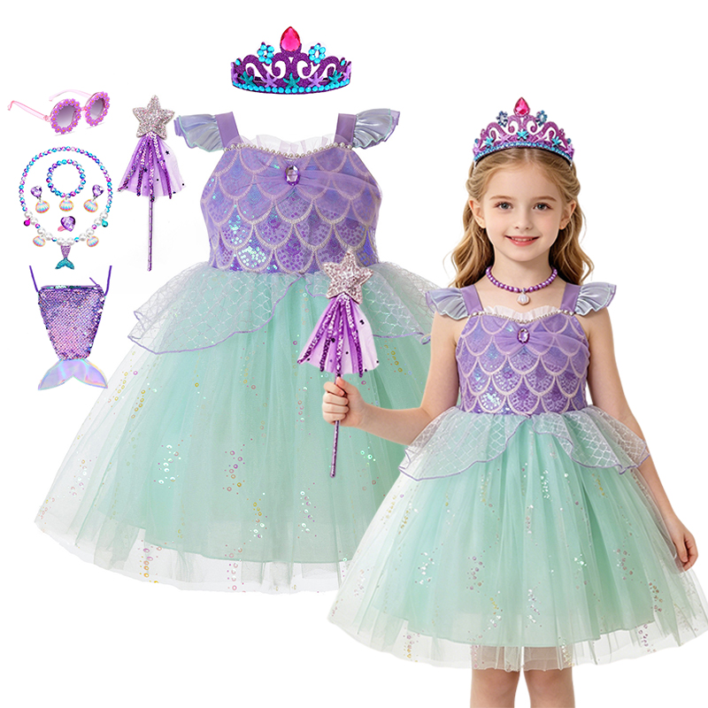 Costume da Principessa Sirena  - Summer Clothing For Kids Girls recensione e prezzo