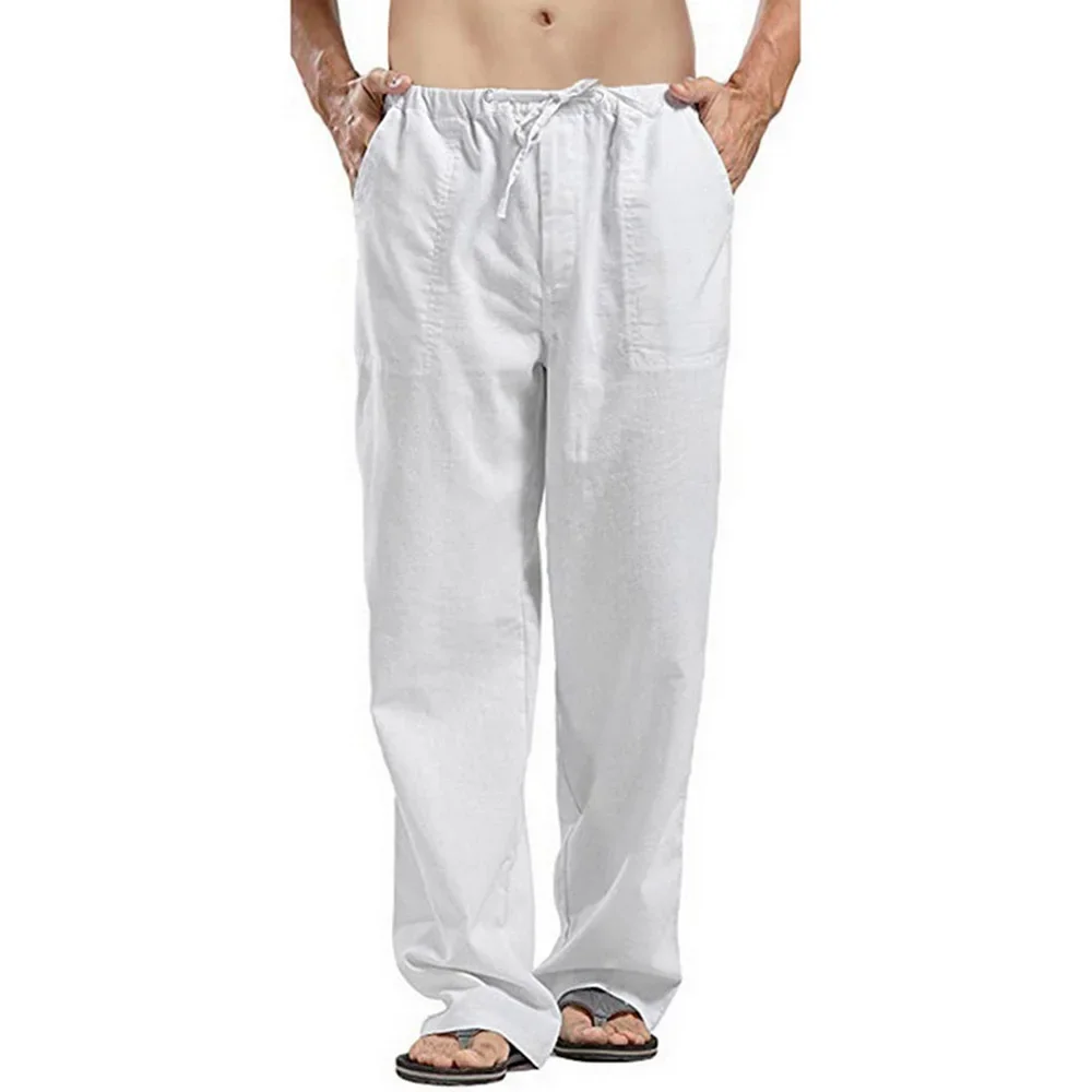 Pantaloni casual da uomo Panta - Summer Clothing Men Linen recensione e prezzo