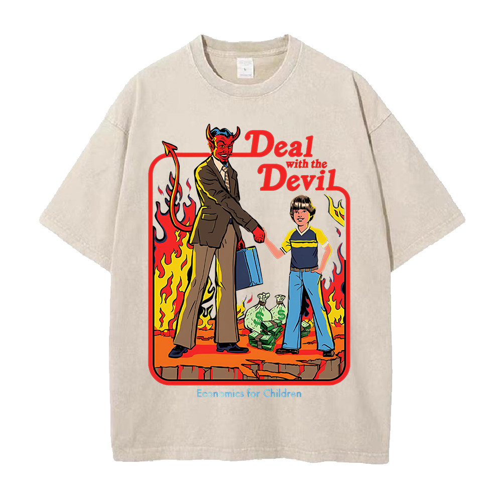 T-shirt stampata Deal With The - Summer Clothing Deals recensione e prezzo
