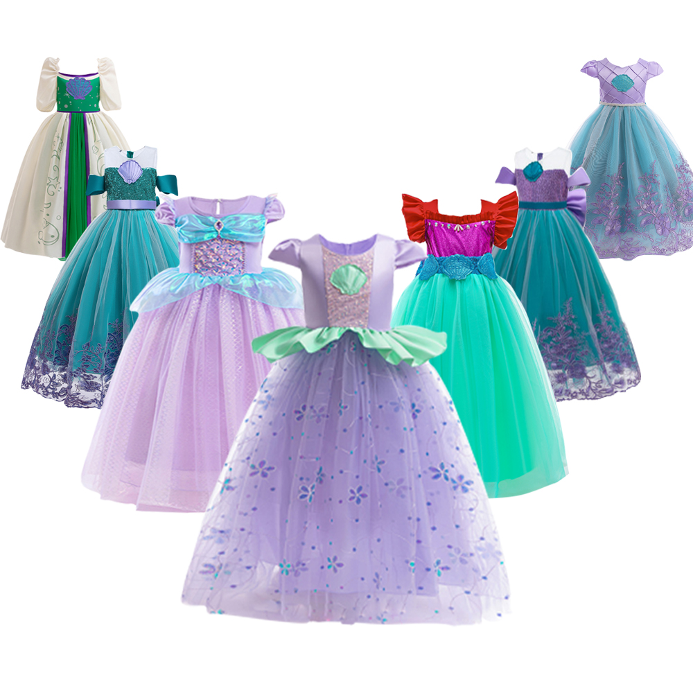 Sirenetta Ariel Costumi da pri - Summer Clothing For Kids Girls recensione e prezzo