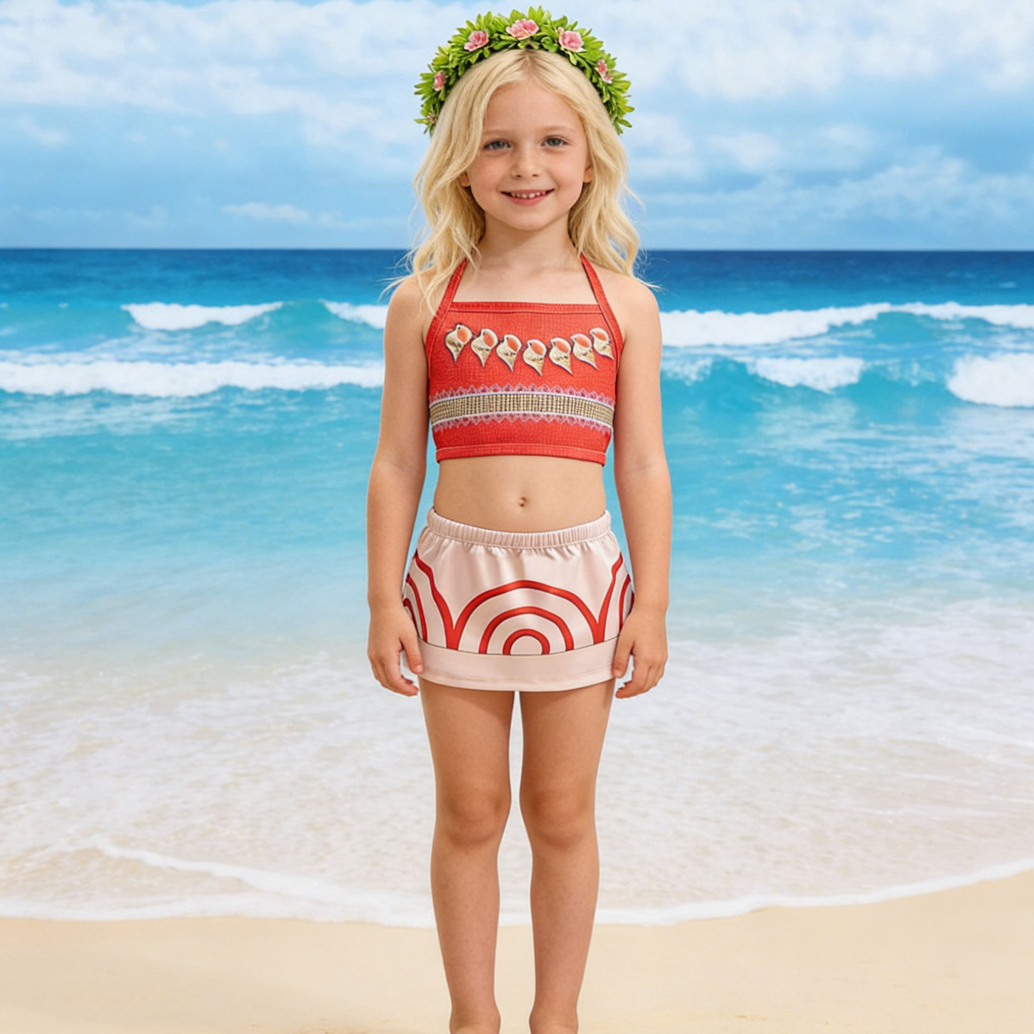 Costume da Spiaggia Tropicale  - Summer Clothing For Kids Girls recensione e prezzo