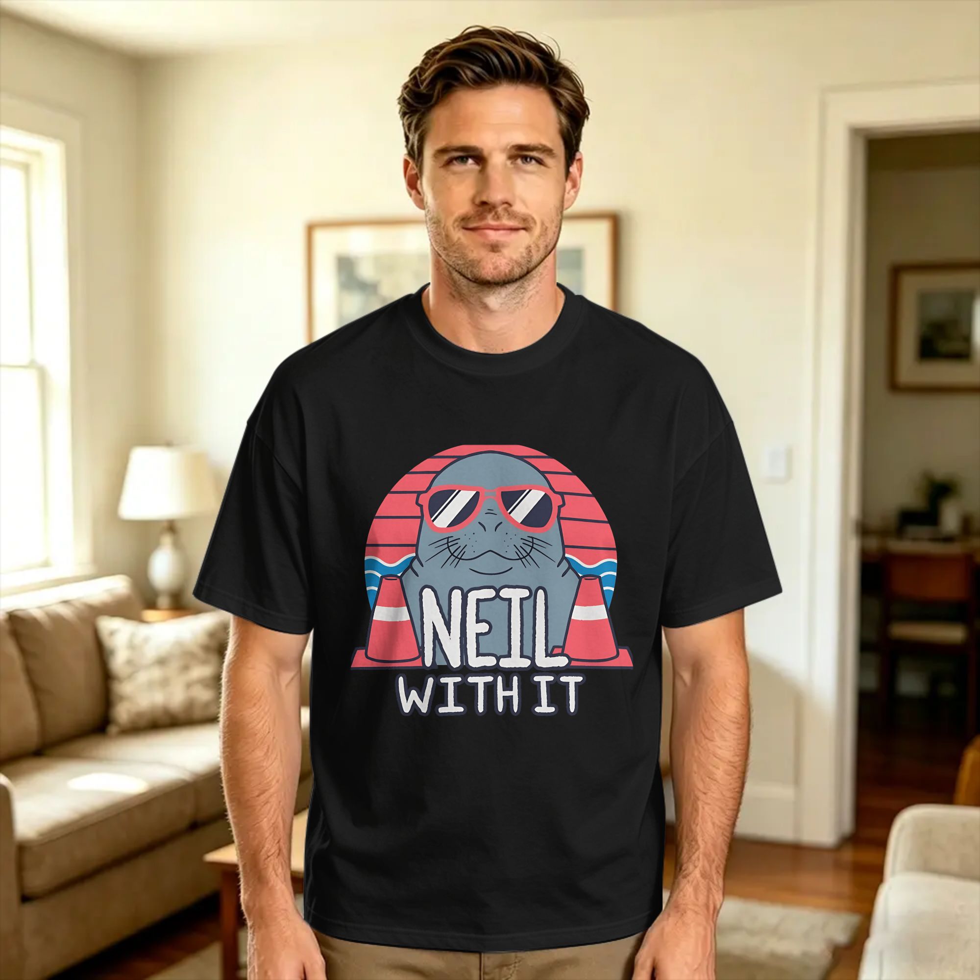 Neil the Seal Deal With It T-S - Summer Clothing Deals recensione e prezzo