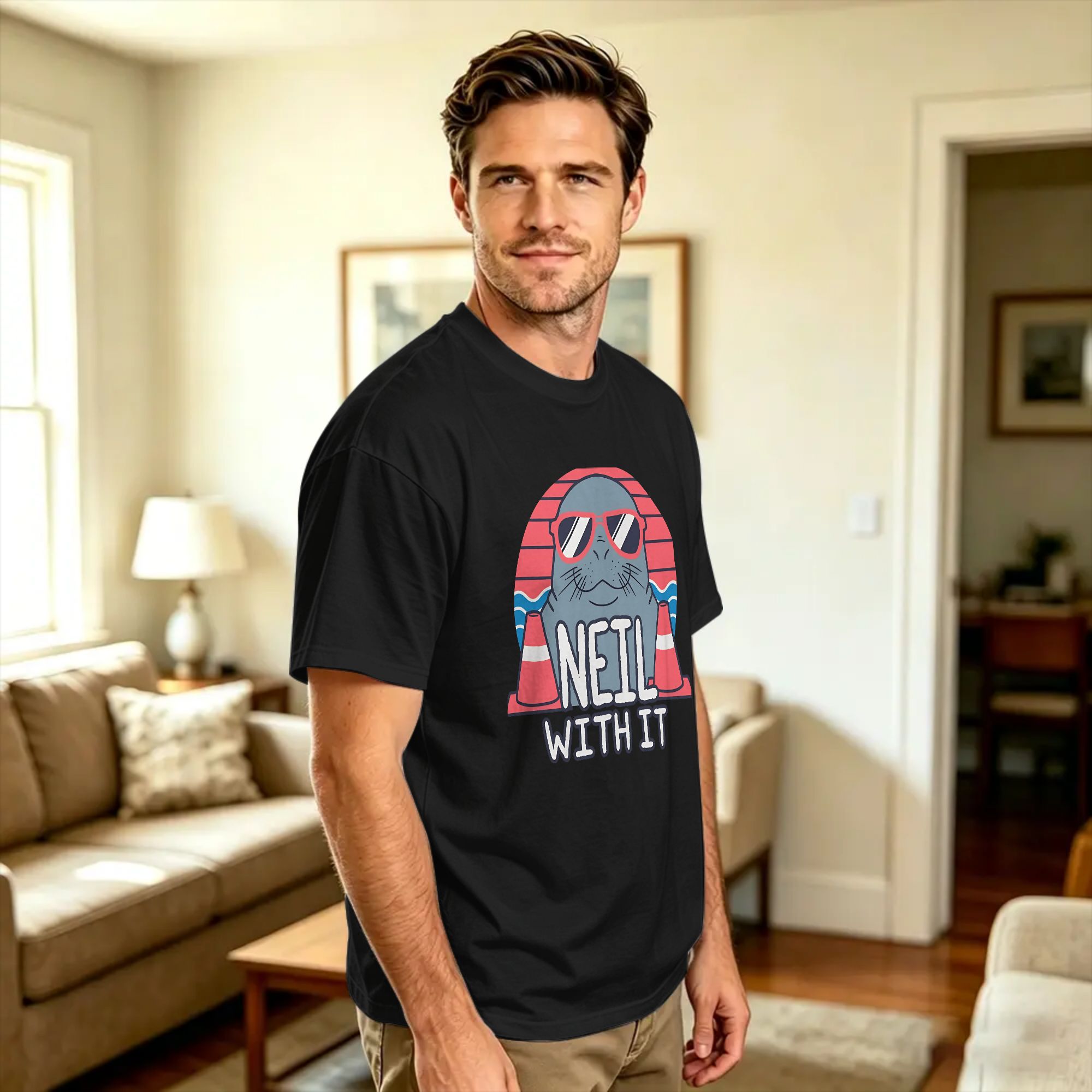 Neil the Seal Deal With It T-S - Summer Clothing Deals recensione e prezzo