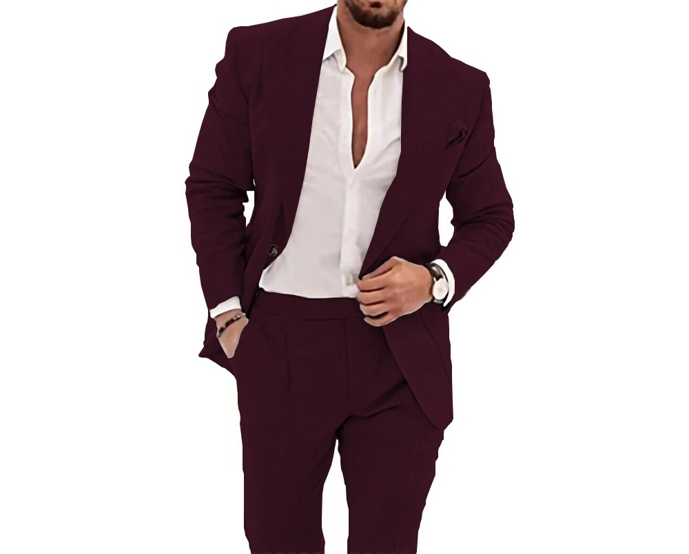 Completi Casual da Uomo in Lin - Summer Clothing Men Linen recensione e prezzo