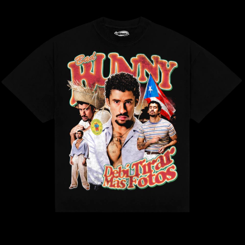 T-shirt Hip Hop BAD BUNNY Ediz - Summer Clothing Trends For Men 2026 recensione e prezzo