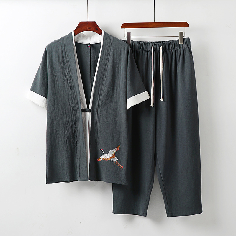 Abbigliamento taglie forti da  - Summer Clothing Men Linen recensione e prezzo