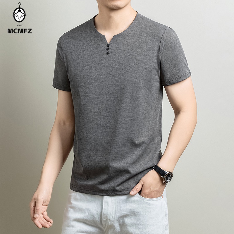 Maglietta Henley basic da uomo - Summer Clothing Essentials recensione e prezzo