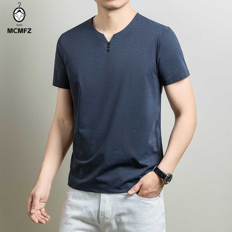 Maglietta Henley basic da uomo - Summer Clothing Essentials recensione e prezzo