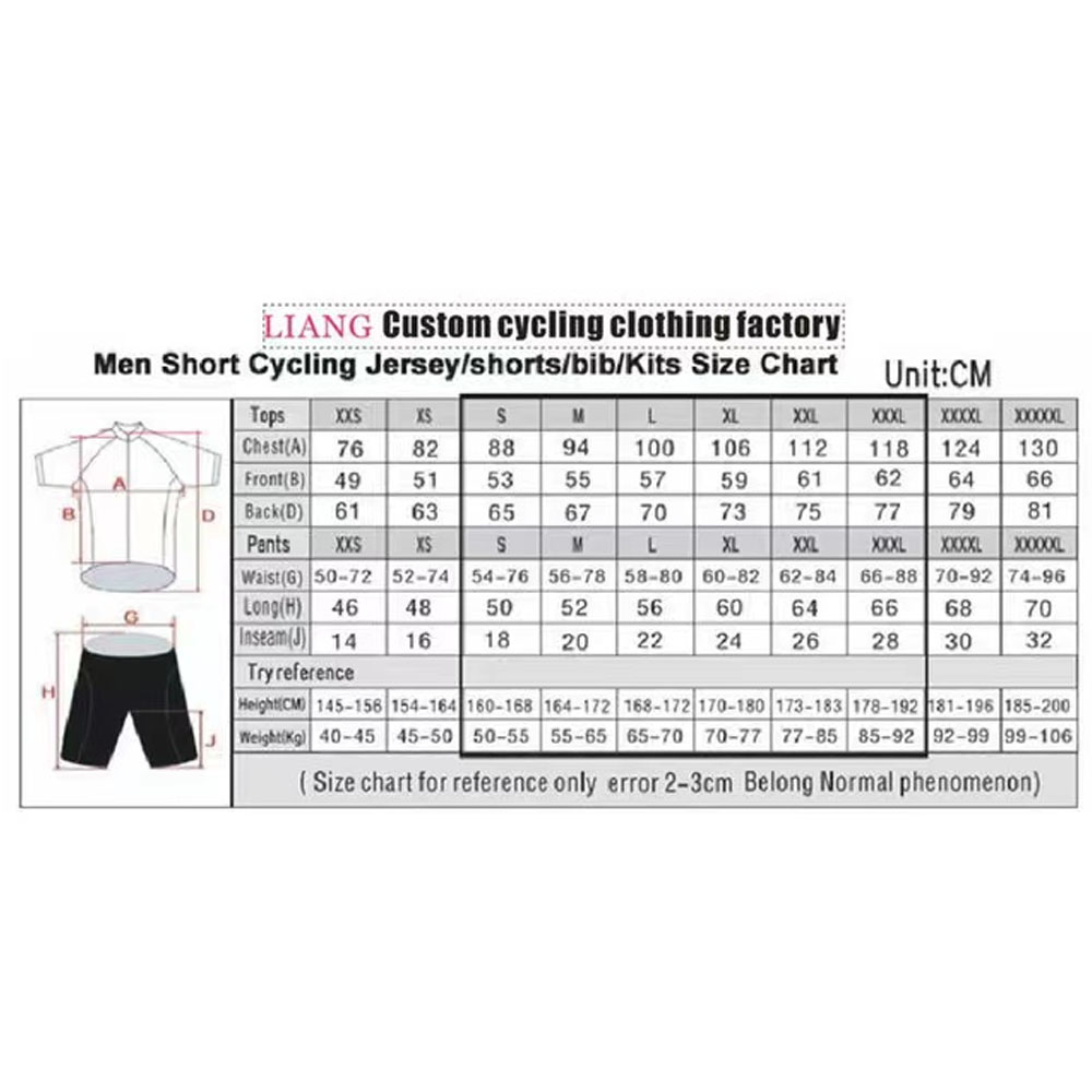 Completo da Ciclismo della Squ - Summer Clothing Australia recensione e prezzo
