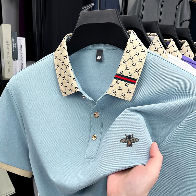 Polo da Uomo di Lusso di Alta  - Summer Clothing Men Linen recensione e prezzo
