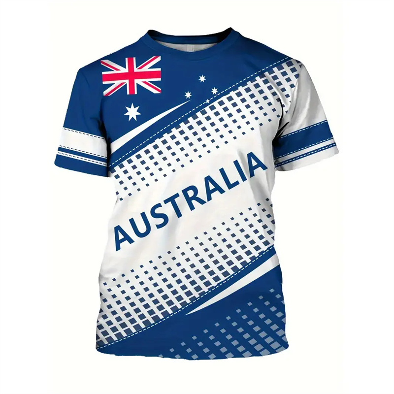 T-shirt con bandiera nazionale - Summer Clothing Australia recensione e prezzo