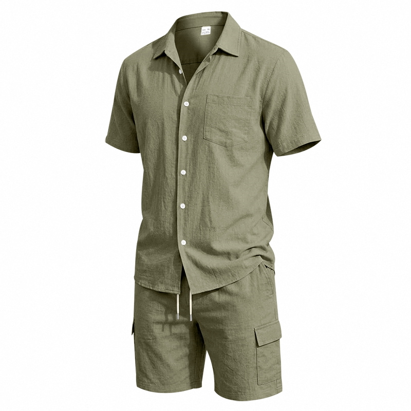 Completo Estivo da Uomo in Lin - Summer Clothing Men Linen recensione e prezzo